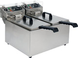 FRITEUZA 2X8L Yato YG - 04621 - Prajitoarele adanci, 3,2L, 5L, 2,0kW Yato - scule electrice si unelte profesionale - BricoMart