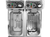 FRITEUZA 2X8L Yato YG - 04621 - Prajitoarele adanci, 3,2L, 5L, 2,0kW Yato - scule electrice si unelte profesionale - BricoMart
