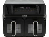 FRITEUZA AER CALD 2200W 4L+4L NEGRU Lund 67563 Lund - scule electrice si unelte profesionale - BricoMart