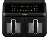 FRITEUZA AER CALD 2200W 4L+4L NEGRU Lund 67563 Lund - scule electrice si unelte profesionale - BricoMart