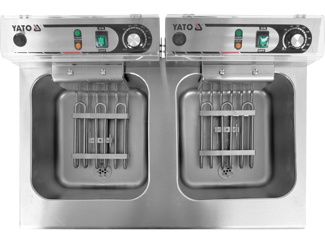 FRITEUZA CU DULAP 2X16L Yato YG - 04638 - Prajitoarele adanci, 2x11, 5L, 9L Yato - scule electrice si unelte profesionale - BricoMart