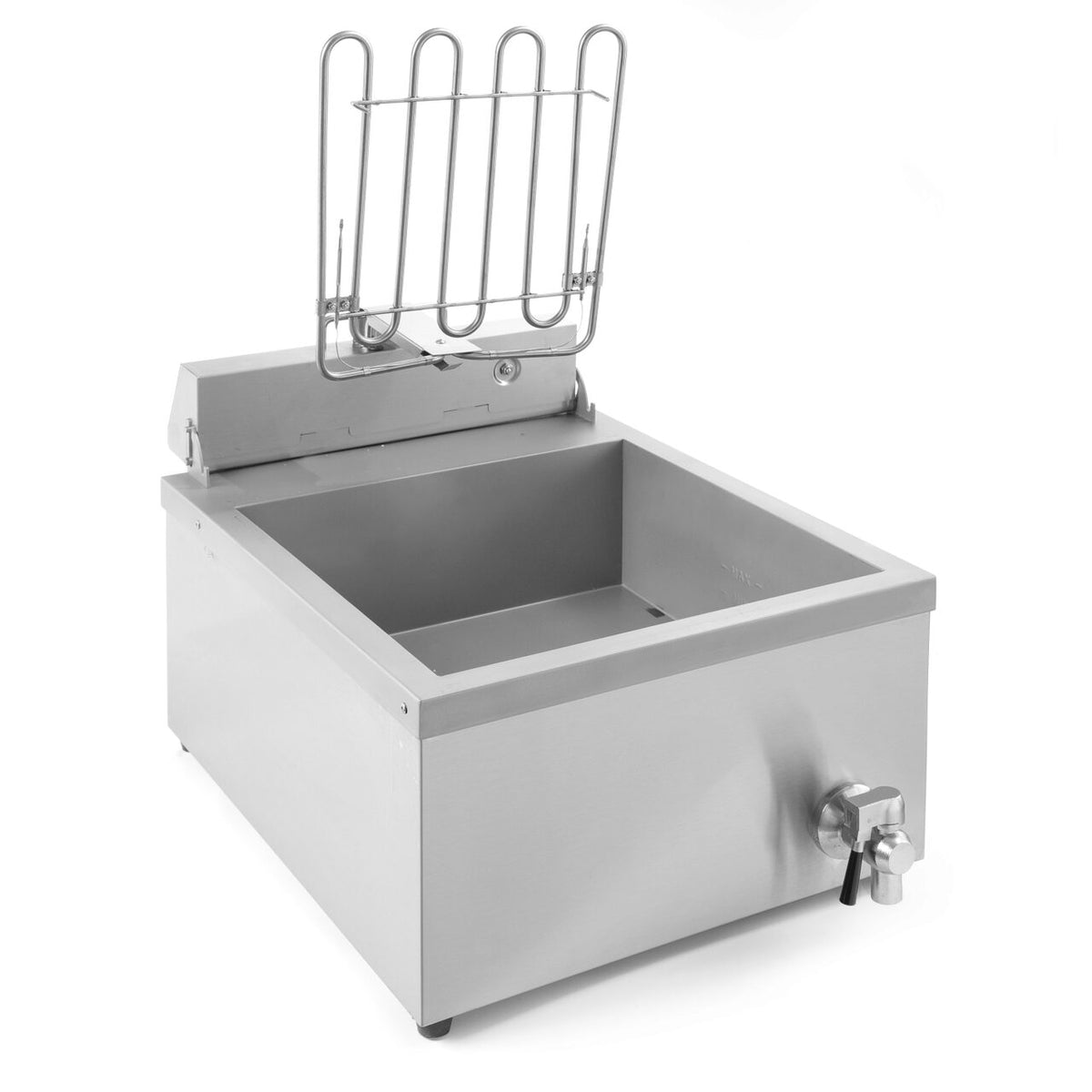 Friteuza electrica  pentru gogosi, 12L, 3500W, 630x860x(h)360mm