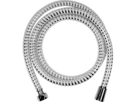 FURTUN DE DUS 1.5M PVC CHROME - ALB Fala 75652 - Furtunuri de dus, 1,5 m Fala - scule electrice si unelte profesionale - BricoMart