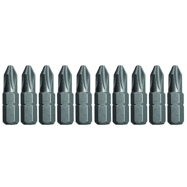 GADGET 10pcs/Set biti S2 PH - 1x25 mm GD Fabricat din otel tratat S2 Lungime: 25mm Gadget - scule electrice si unelte profesionale - BricoMart