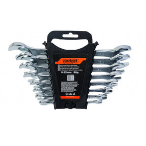 GADGET Cheie fixa CR - V, 8pcs set 6 - 22mm GD Fabricat din Otel Cr - V Acoperire mata a suprafetei Standard: DIN3110 Gadget - scule electrice si unelte profesionale - BricoMart