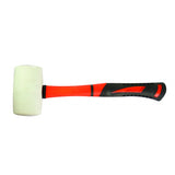 GADGET Ciocan cauciuc alb maner TPR 340g GD Capatul este fabricat din cauciuc foarte elastic Maner ergonomic Gadget - scule electrice si unelte profesionale - BricoMart