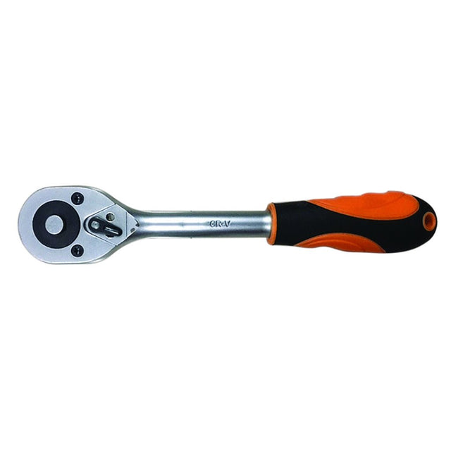 GADGET Clichet maner drept 3/8"x210mm 45d. CR - V GD Maner Bi - material pentru aderenta sporita Fabricat din Otel Cr - V Gadget - scule electrice si unelte profesionale - BricoMart