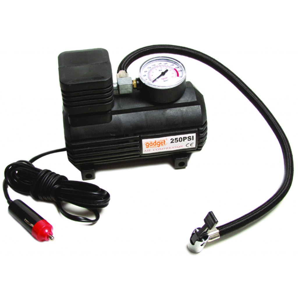 GADGET Mini compresor 250 PSI RD - AC08 Alimentat de la mufa de bricheta a masinii Gadget - scule electrice si unelte profesionale - BricoMart