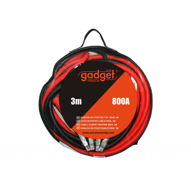 GADGET Set cabluri pornire 800A 3m GD Ambalat in husa de plastic cu fermoar Gadget - scule electrice si unelte profesionale - BricoMart
