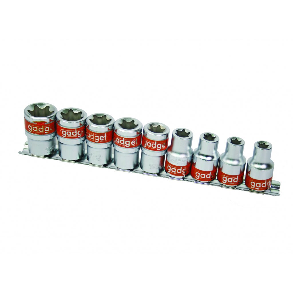 GADGET Set tubulare Torx 1/2" 9pcs CR - V GD Fabricat din Otel Cr - V Gadget - scule electrice si unelte profesionale - BricoMart
