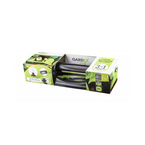 GARDEX Aspersor oscilant 3 in 1 cu control debit GX Stropitoare 3 în 1, potrivită pentru udarea suprafețelor mari, inclusiv în pantă Oferă 3 opțiuni de configurare - cu 6, Gardex - scule electrice si unelte profesionale - BricoMart