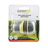 GARDEX Conector furtun ¾’ cu blocare rapidă LUXE GX Conectorii sunt fabricați din acoperire moale TPR și polimeri ABS de înaltă calitate, care sunt rezistenți la temperatur Gardex - scule electrice si unelte profesionale - BricoMart
