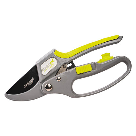 GARDEX Foarfeca tip nicovală STRONG GX Lamă SK5 cu strat de teflon – oțel japonez cu strat antiaderent pentru tăieri curate și precise, precum și pentru durată Gardex - scule electrice si unelte profesionale - BricoMart