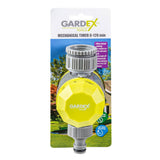 GARDEX Temporizator udare 0 - 120min GX Temporizator de udare mecanic cu timp de udare reglabil până la 120 de minute Conectare directă la robinetul de apă prin Gardex - scule electrice si unelte profesionale - BricoMart