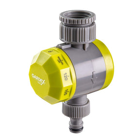 GARDEX Temporizator udare 0 - 120min GX Temporizator de udare mecanic cu timp de udare reglabil până la 120 de minute Conectare directă la robinetul de apă prin Gardex - scule electrice si unelte profesionale - BricoMart