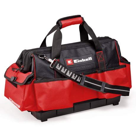 Geanta originala Einhell E - Case, maxim 30 kg, stivuibila, cu inchidere, poate fi combinata cu sistemul Einhell E - Case, depozitare si transport scule si accesorii Einhell - scule electrice si unelte profesionale - BricoMart