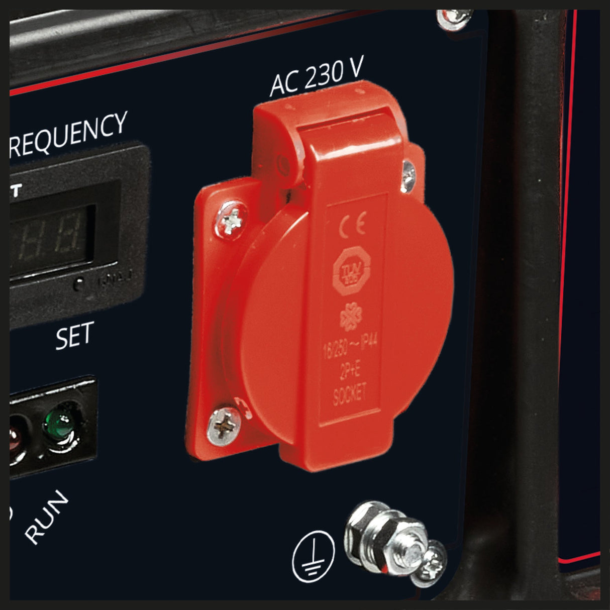 Generator de curent Einhell TC - IG 1100, benzina, 1.000 W, tehnologie inverter, motor puternic in 4 timpi, cu emisii reduse, 1 priza de 230 V, intrerupator de suprasarcina, cadru de transport Einhell - scule electrice si unelte profesionale - BricoMart