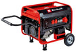 Generator de curent Einhell TC - PG 55/E5, benzina (un motor puternic, robust si cu emisii reduse in 4 timpi, 2x 230V + 1x priza de 400V, rezervor de 25 l, AVR/sistem de intrerupere la nivel scazut de ulei Einhell - scule electrice si unelte profesionale - BricoMart