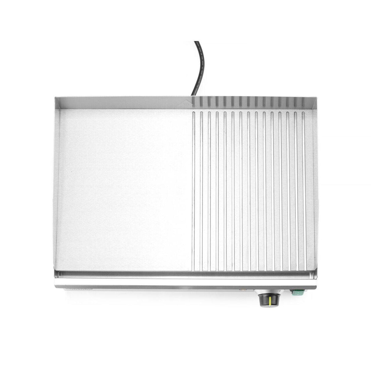 Gratar electric HENDI, Kitchen  1/2 neted, 1/2 striat 220-240V/2400W, 527x404x(H)233mm