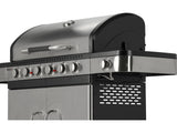 GRATAR GAZ ZUSHI 6+1, 20.2KW, OTEL INOXIDABIL Yato YG - 20004 - 2,2 kW, 144 x 57 x 113 cm, 78 x 42 cm, 5 x 41 Yato - scule electrice si unelte profesionale - BricoMart