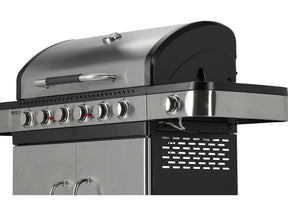 GRATAR GAZ ZUSHI 6+1, 20.2KW, OTEL INOXIDABIL Yato YG - 20004 - 2,2 kW, 144 x 57 x 113 cm, 78 x 42 cm, 5 x 41 Yato - scule electrice si unelte profesionale - BricoMart