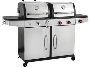 GRATAR OTAKE 2 IN 1, GAZ + CARBUNI, OTEL INOXIDABIL, 8,2KW Yato YG - 20030 Yato - scule electrice si unelte profesionale - BricoMart
