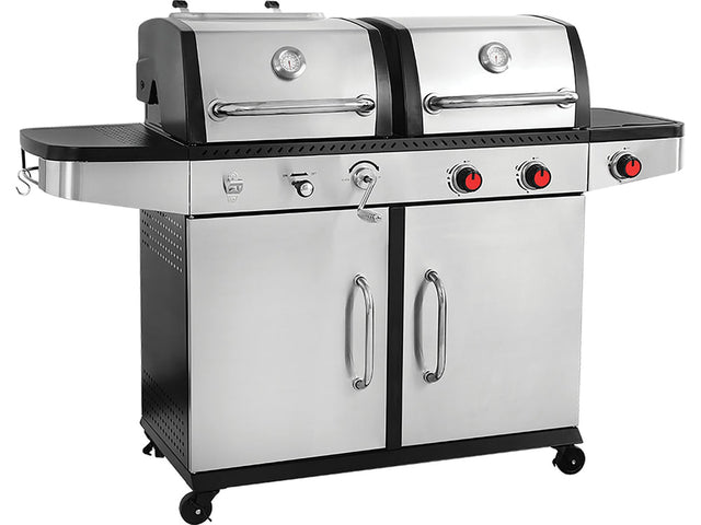 GRATAR OTAKE 2 IN 1, GAZ + CARBUNI, OTEL INOXIDABIL, 8,2KW Yato YG - 20030 Yato - scule electrice si unelte profesionale - BricoMart