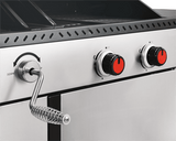 GRATAR OTAKE 2 IN 1, GAZ + CARBUNI, OTEL INOXIDABIL, 8,2KW Yato YG - 20030 Yato - scule electrice si unelte profesionale - BricoMart