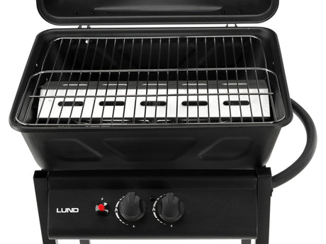 GRATAR PE GAZ BAVEN,2 ARZATOARE,5.5 KW Lund 99657 - 5,5 kW, 2,75 kW, 60 x 53 x 102 cm, 48 x 38 cm Lund - scule electrice si unelte profesionale - BricoMart