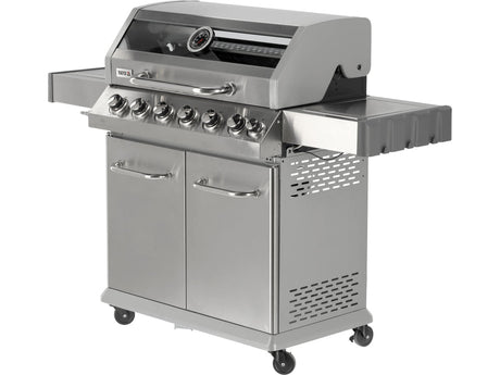 GRATAR PE GAZ ITAMI 6+1 ARZATOARE, 20.5KW, CAPAC CU GEAM Yato YG - 20016 - 82 x 41, 5 cm, 2,2 kW, 144 x 57 x 112cm Yato - scule electrice si unelte profesionale - BricoMart