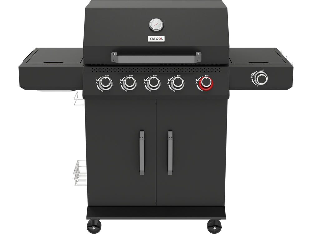 GRATAR PE GAZ YAO 5+1, 19KW, NEGRU Yato YG-20031 Yato - scule electrice si unelte profesionale - BricoMart