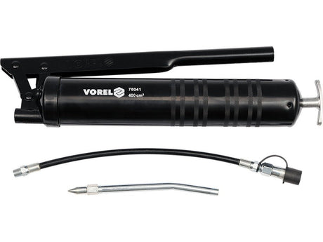 Gresor pneumatic pompa vaselina, Vorel 78041 aluminiu,41 - 69 MPa , 400 CM3 VOREL - scule electrice si unelte profesionale - BricoMart