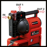 Hidrofor Einhell GE - WW 1145 ECO (1.100 W, rezervor de 20 l, indicator de umplere cu apa/murdarie/aspiratie, protectie la inghet/termic, prefiltru cu supapa de sens unic Einhell - scule electrice si unelte profesionale - BricoMart