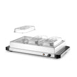 Incalzitor electric cu 3 tavi GN 1/3, 230v, 400w, Hendi 657x381x(h)161
