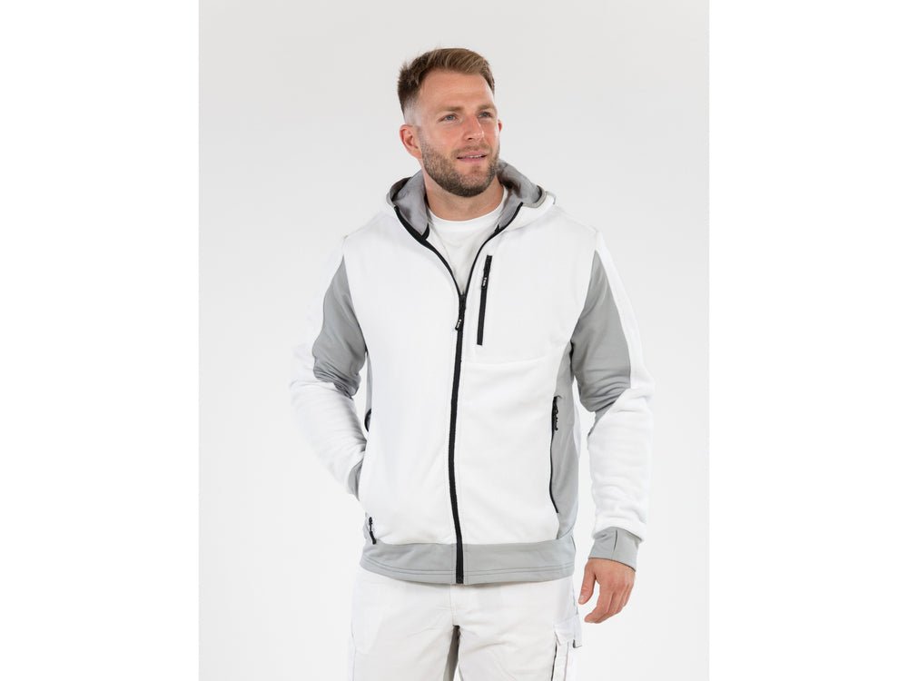 JACHETA FLEECE CU GLUGA SARNA ALBA L Yato YT - 79178 - 300 g, 290 g, rezistent Yato - scule electrice si unelte profesionale - BricoMart