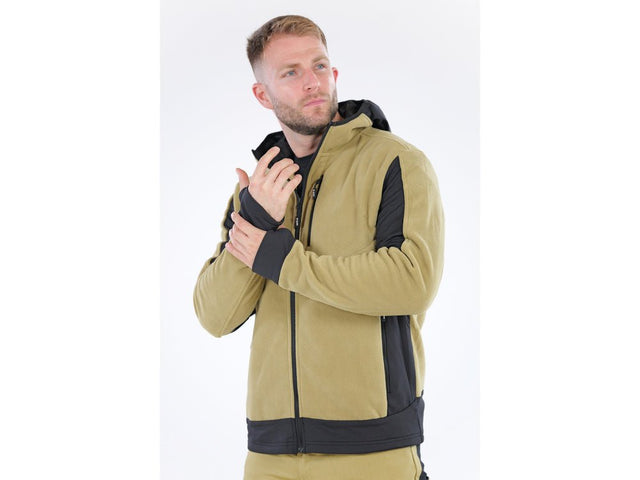 JACHETA FLEECE CU GLUGA SARNA KAKI XL Yato YT - 79197 - 300 g, 290 g, rezistent Yato - scule electrice si unelte profesionale - BricoMart