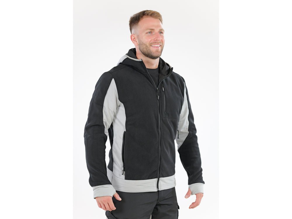 JACHETA FLEECE CU GLUGA SARNA NEAGRU M Yato YT - 79171 - 300 g, 290 g, rezistent Yato - scule electrice si unelte profesionale - BricoMart