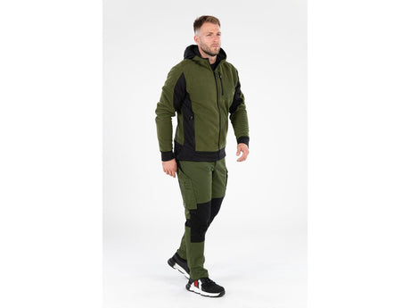 JACHETA FLEECE CU GLUGA SARNA VERDE 2XL Yato YT - 79192 - 300 g, 290 g, rezistent Yato - scule electrice si unelte profesionale - BricoMart