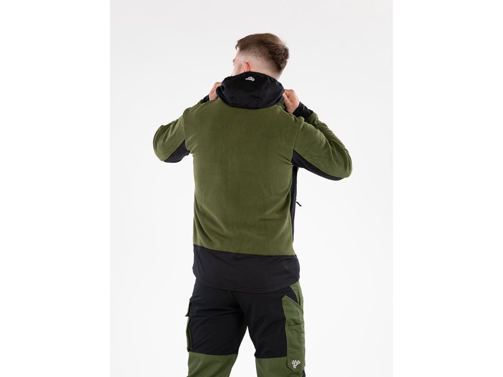 JACHETA FLEECE CU GLUGA SARNA VERDE 2XL Yato YT - 79192 - 300 g, 290 g, rezistent Yato - scule electrice si unelte profesionale - BricoMart