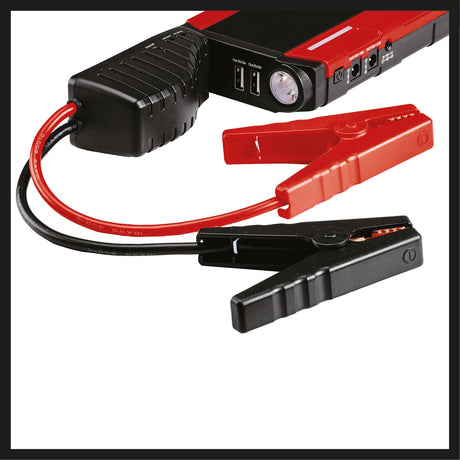 Jump Starter Einhell CE - JS 18/1 (12 V, pornire rapida, acumulator externa, acumulator LiPo 3x6000 mAh, indicator LED pentru starea incarcarii, lampa LED, pornire rapida 12V/300A, incl. USB Micro/Mini/Type C Einhell - scule electrice si unelte profesionale - BricoMart
