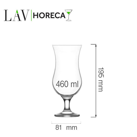 Pahar cocktail Hurricane Miami, 460 ml, LAV