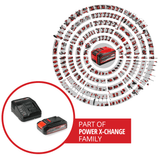 Kit acumulator si incarcator Einhell 18V 2.5Ah PXC universal pentru toate dispozitivele PXC, sistem de gestionare a acumulatorului controlat prin proces ABS, afisaj LED in 3 pasi Einhell - scule electrice si unelte profesionale - BricoMart