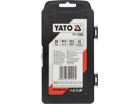 KIT REPARAT FILETE M12X1.5MM 20 BUC Yato YT - 17685 - 1.5 mm, inox Yato - scule electrice si unelte profesionale - BricoMart