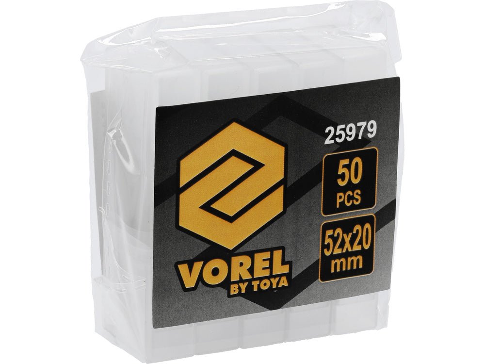 LAME Vorel 25979 TRAPEZOIDALE 50 BUC VOREL - scule electrice si unelte profesionale - BricoMart