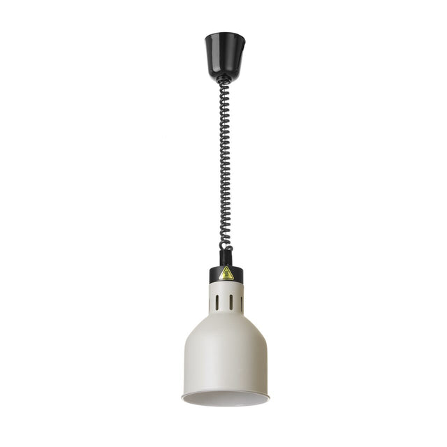 Lampa de caldura cilindrica HENDI, alba,  230V/250W, 175x(Î)250