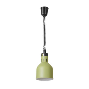 Lampa de caldura cilindrica HENDI, verde,  230V/250W, 175x(Î)250