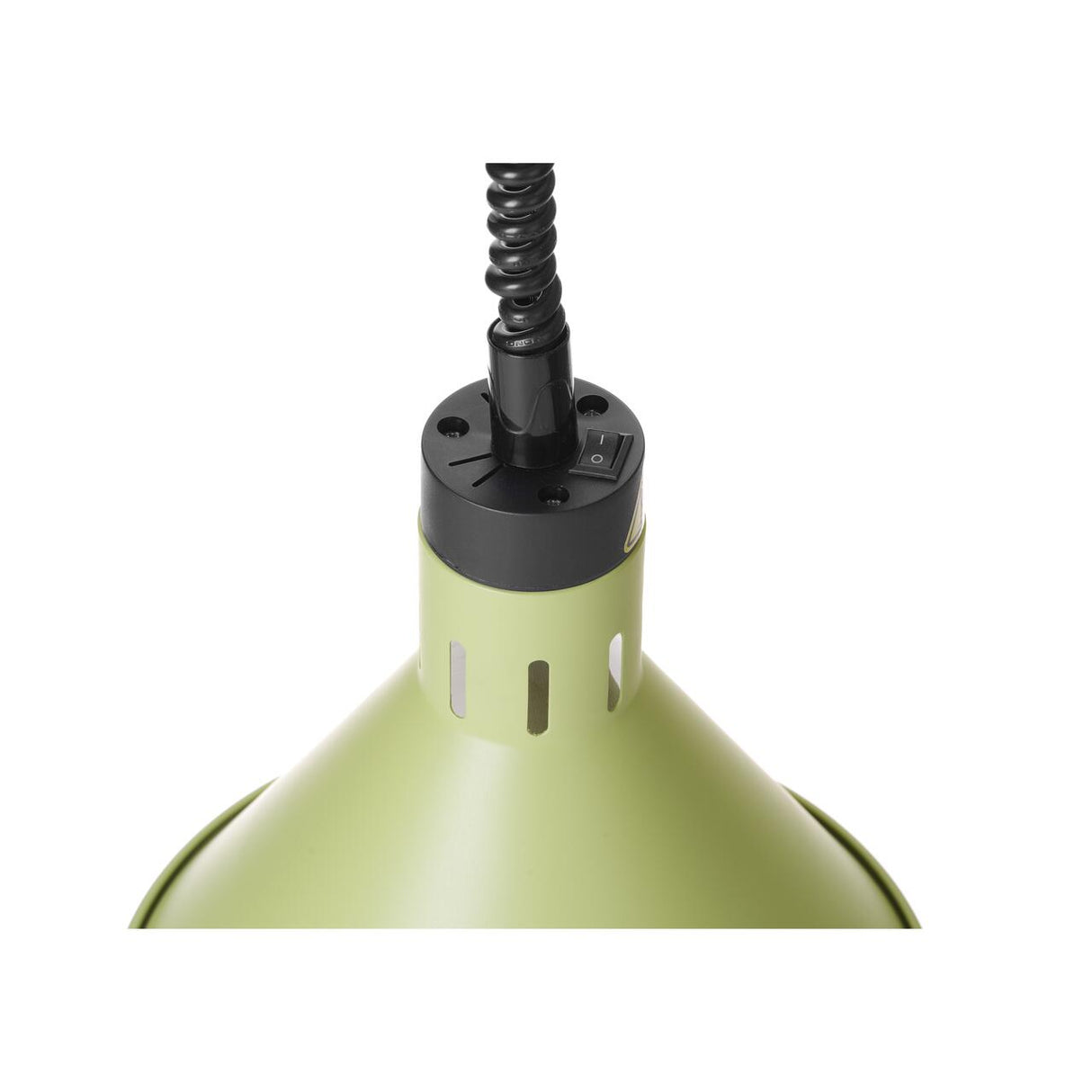 Lampa de caldura conica, HENDI, verde,  dimaetru 275x(H)250mm