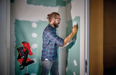 Lampa de lucru pe acumulator Einhell TE - CL 18/2000 LiAC - Solo Power X - Change (18 V, litiu - ion, cap de lampa pivotant, functie hibrida, livrata fara acumulator sau incarcator Einhell - scule electrice si unelte profesionale - BricoMart