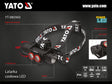 LAMPA FRONTALA CU ACUMULATOR 3000LM Yato YT - 085943 - 3000 lm, 160 m, 15 W, 1000 lm Yato - scule electrice si unelte profesionale - BricoMart