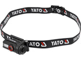 LAMPA FRONTALA CU ACUMULATOR 500LM Yato YT - 085944 - 500 lm, 85 m, 5 W, 200 lm Yato - scule electrice si unelte profesionale - BricoMart